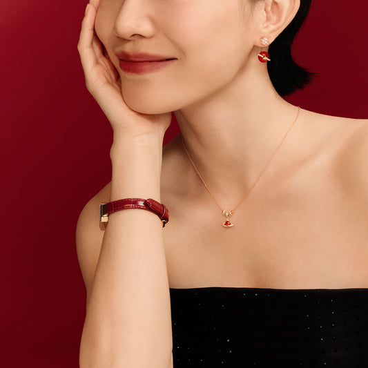 Heliocentric Carnelian Bead Necklace