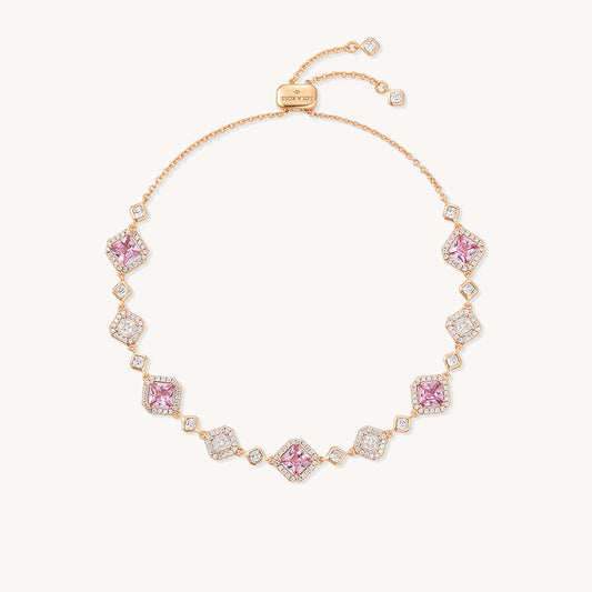 Full of Love Pink Gem Bracelet