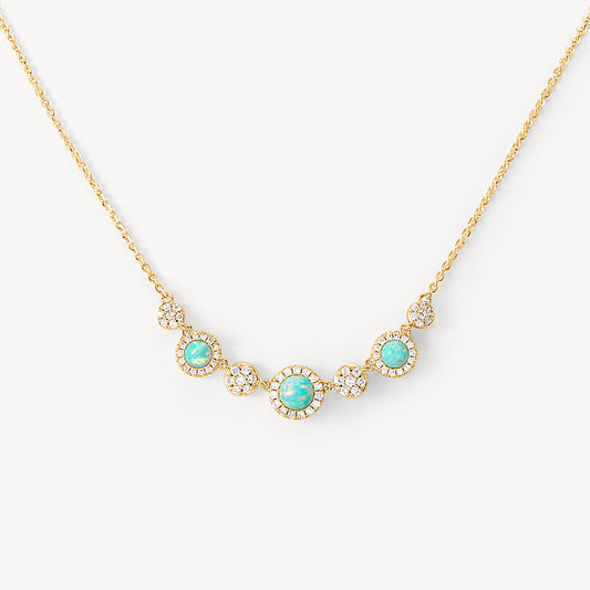 Heliocentric Opal Necklace