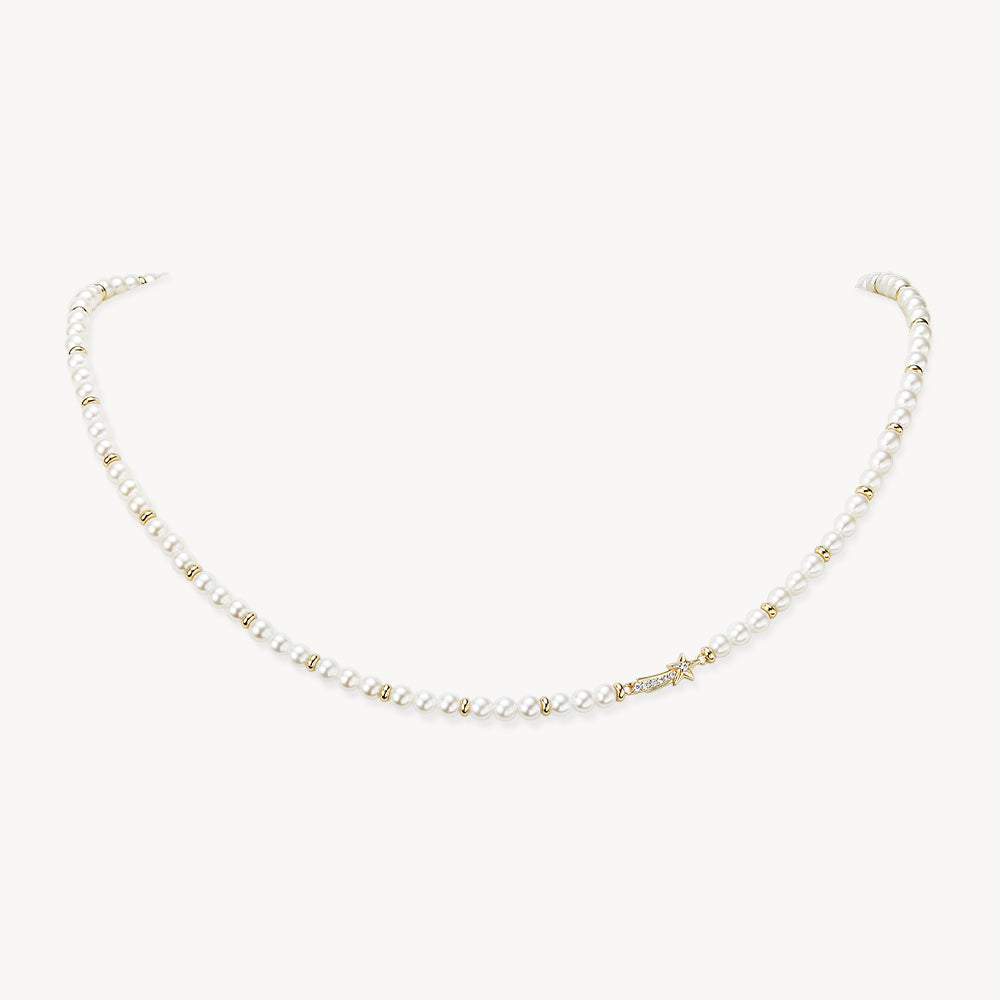 Heliocentric Freshwater Pearl Necklace