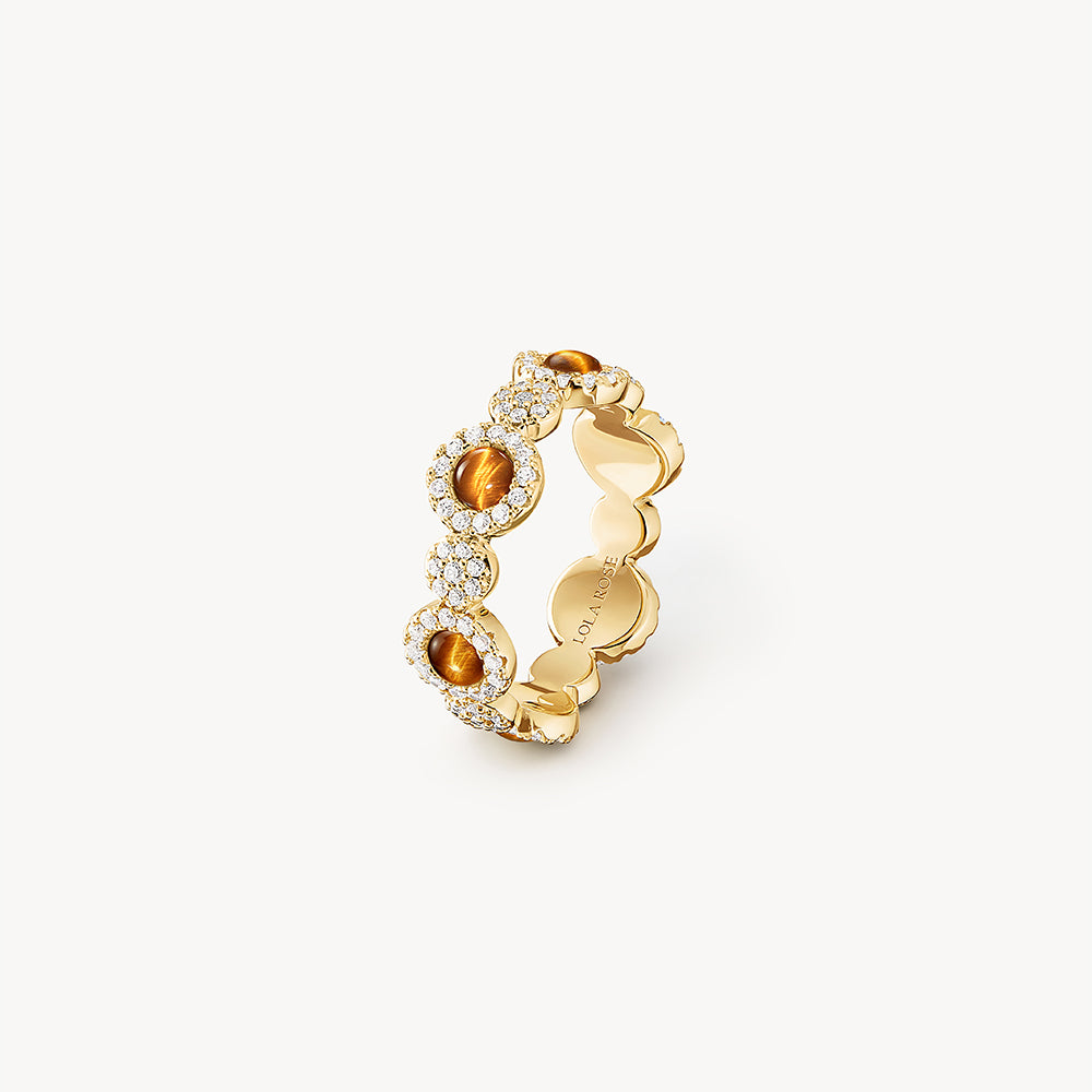 Heliocentric Tiger's Eye Ring