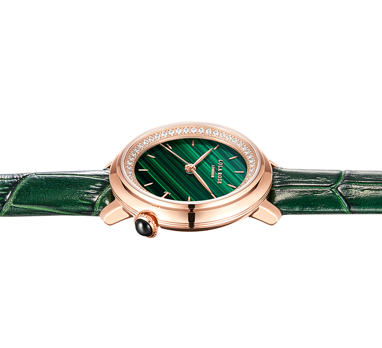 Lola Rose Malachite Watch With Zircon LR2304