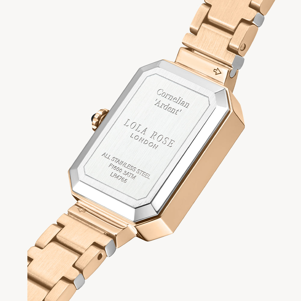 Ms Lola Carnelian Watch With Two Strap Set