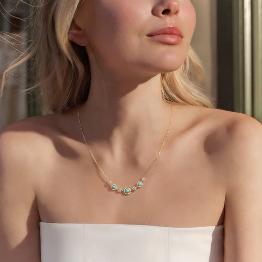 Heliocentric Opal Necklace