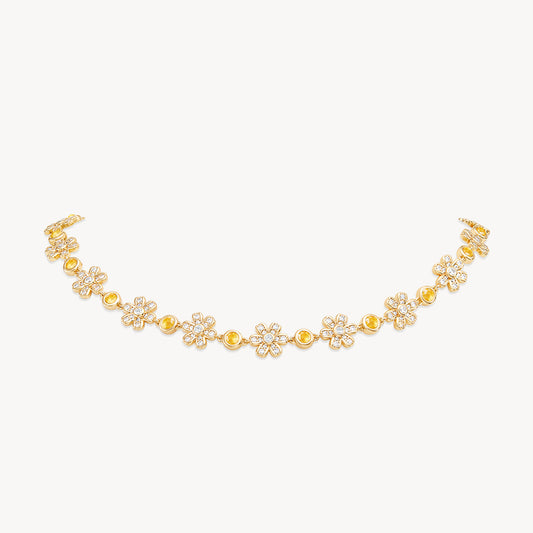 Daisy Full Bloom Choker Necklace