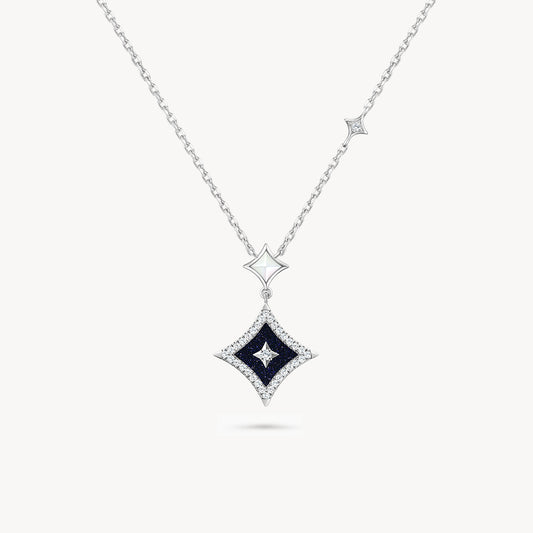 Starry Blue Sandstone Necklace