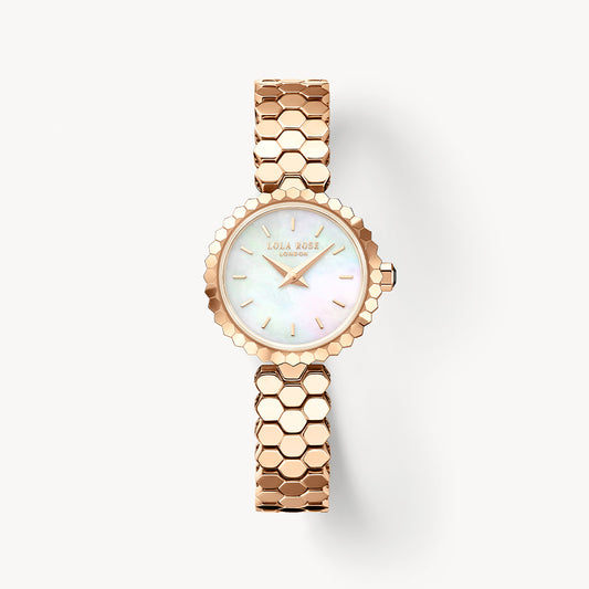 Honeycomb Mother of pearl Watch