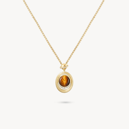 Heliocentric Tiger's Eye Necklace