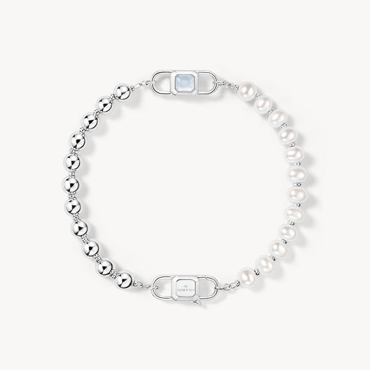 Urban Pearl  & Mother-of-Pearl Bracelet