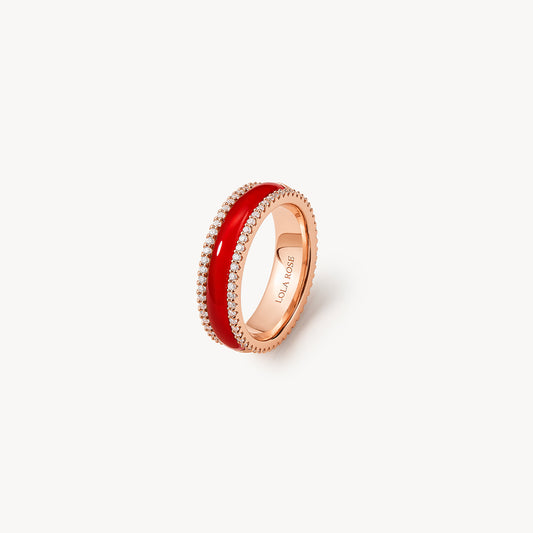 Heliocentric Carnelian Ring