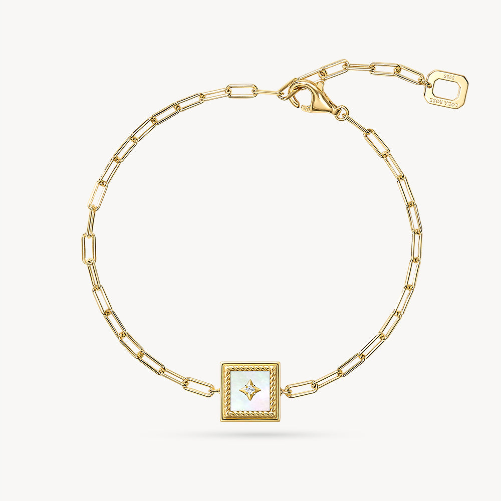 Gallery Mother-of-Pearl Stud Bracelet