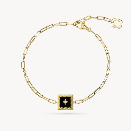 Gallery Black Onyx Stud Bracelet