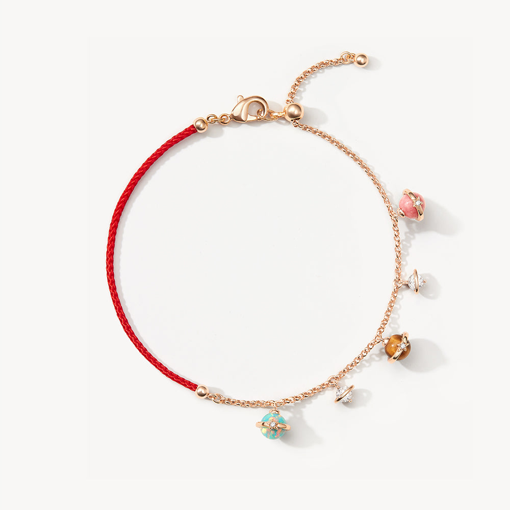 Heliocentric Pearl Bracelet