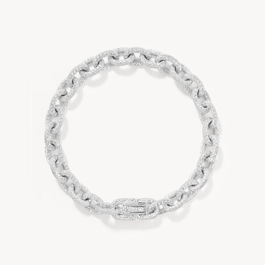 Urban Silver Cubic Bracelet