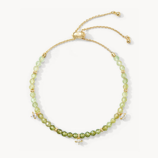 New Heliocentric Green Garnet Bracelet