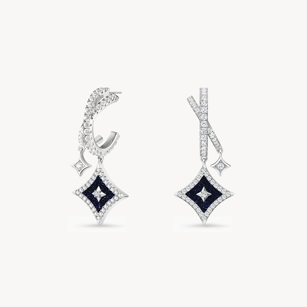 Starry Blue Sandstone Earrings