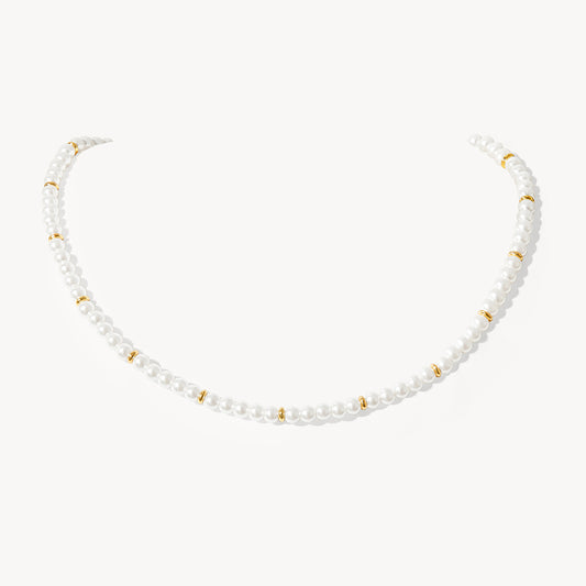 Cookie Heart Tea-Time Artificial Pearl Necklace