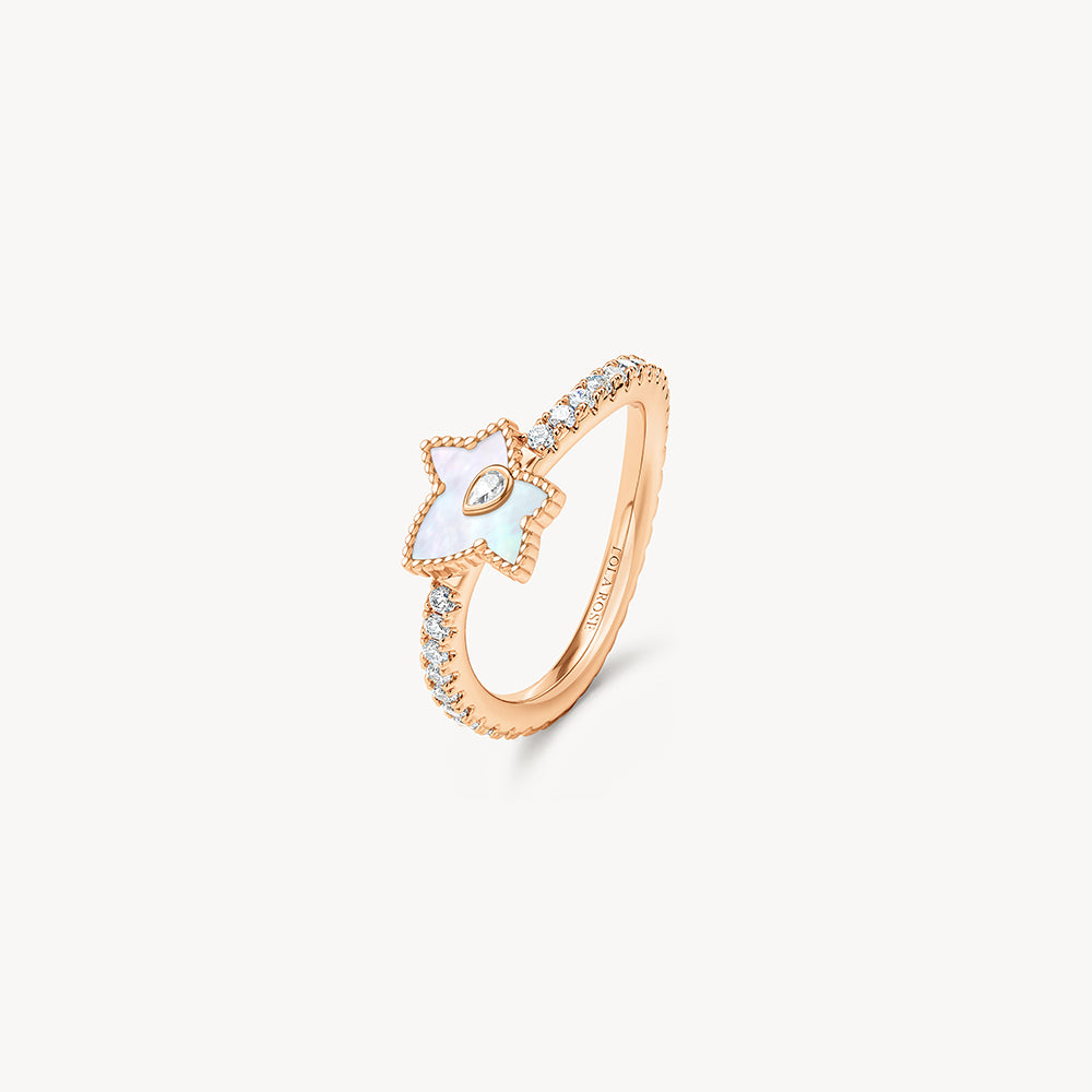 Ivy Mother of Pearl Ring