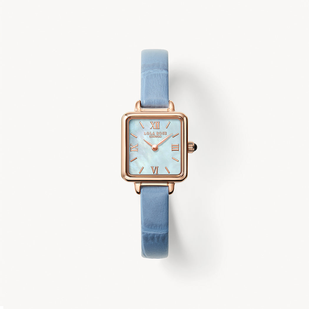 Cube Mother of Pearl Watch