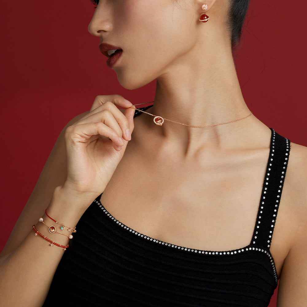 Heliocentric Pearl Bracelet