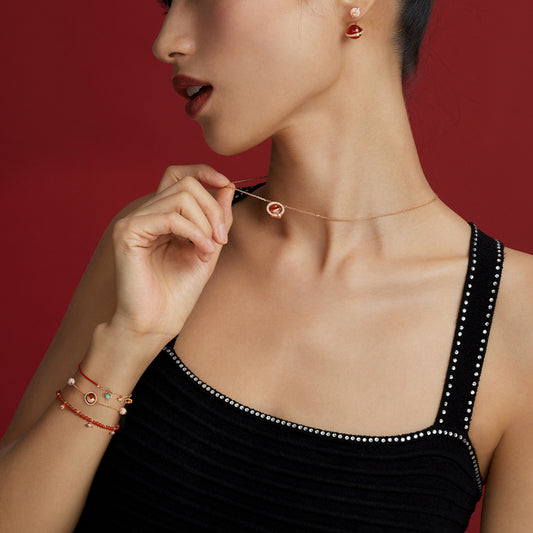 Heliocentric Pearl Bracelet