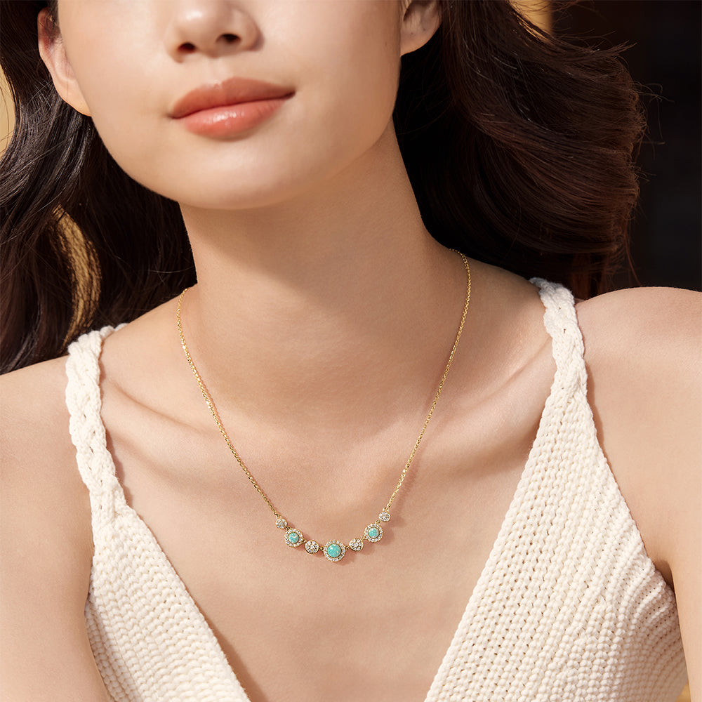 Heliocentric Opal Necklace