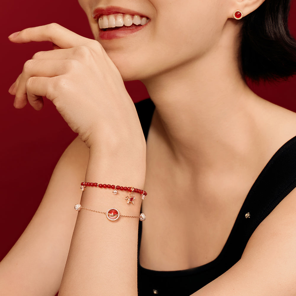 Heliocentric Pearl Bracelet