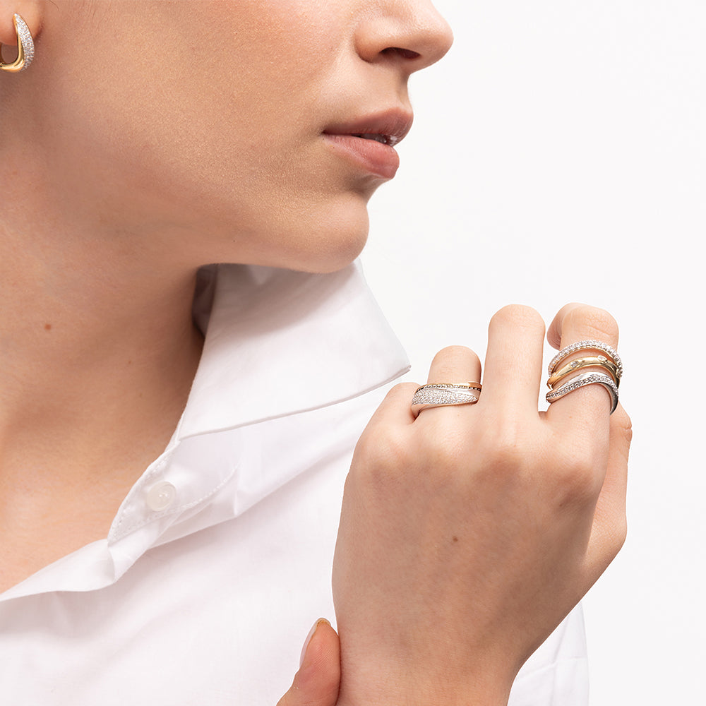 Vyne Zircon Mini Hoop Earrings