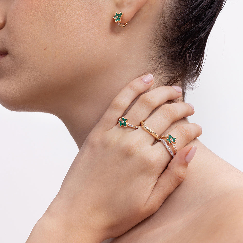 Ivy Malachite Ring