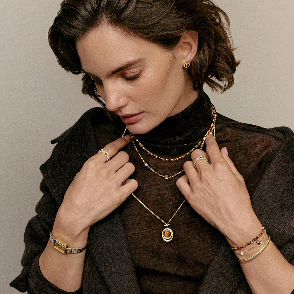 Heliocentric Tiger's Eye Bracelet