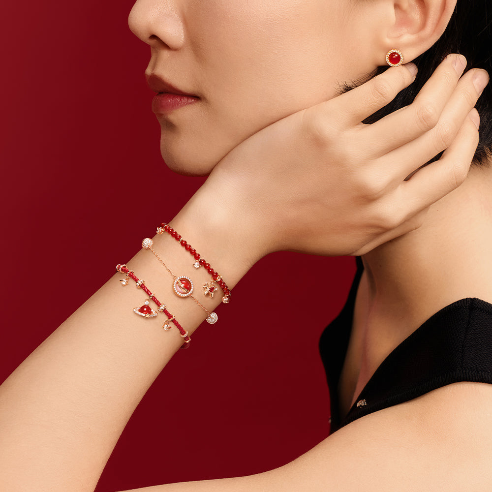 Heliocentric Pearl Bracelet