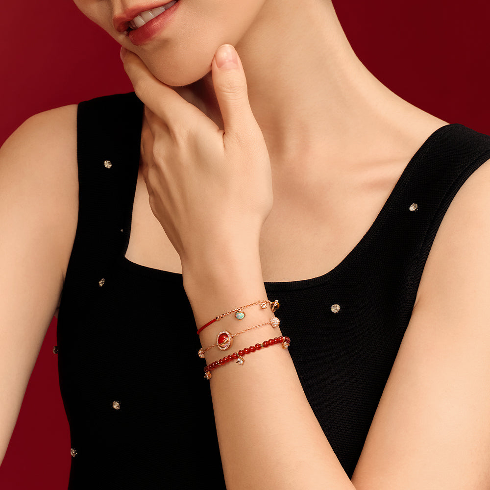 Heliocentric Pearl Bracelet