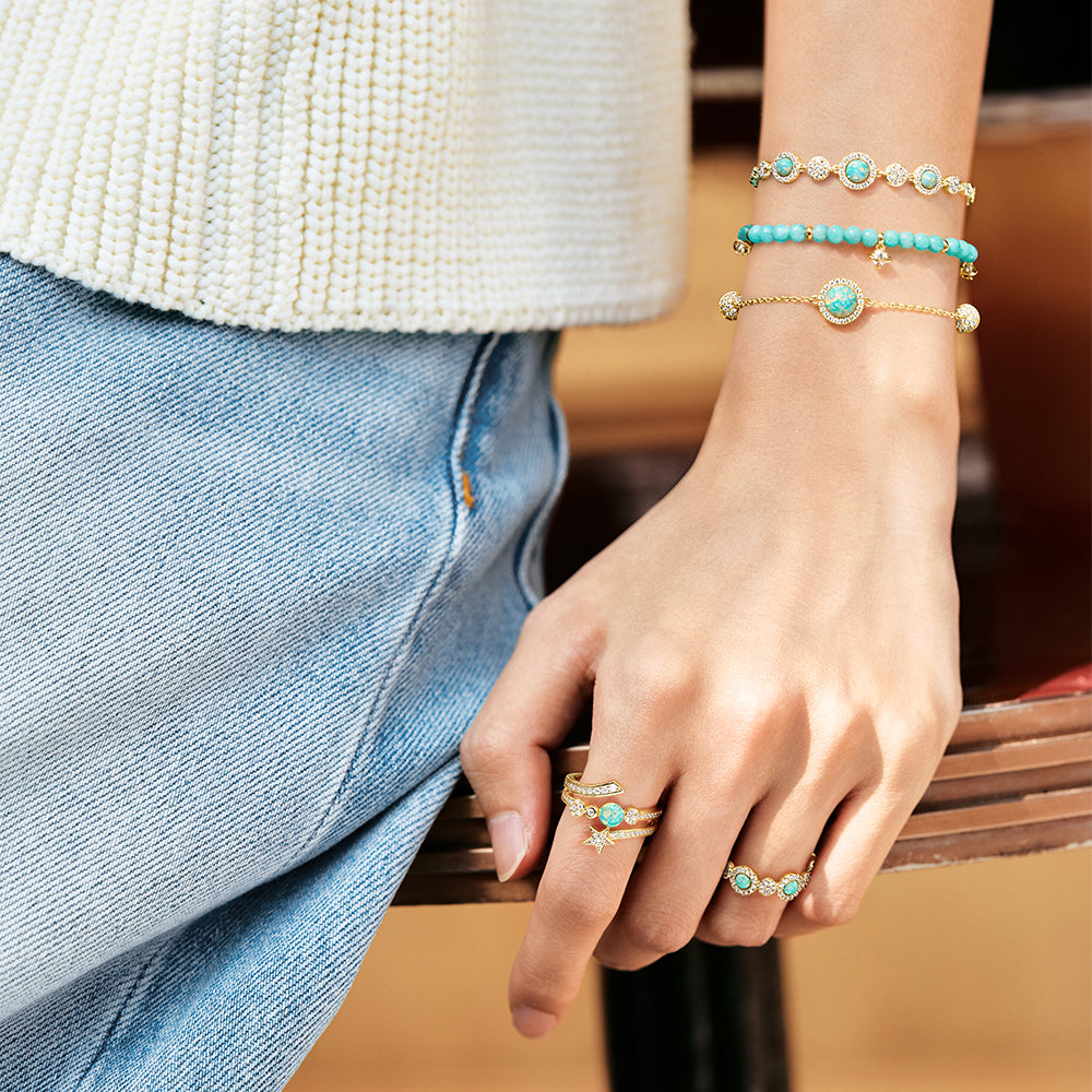 Heliocentric Opal Bracelet