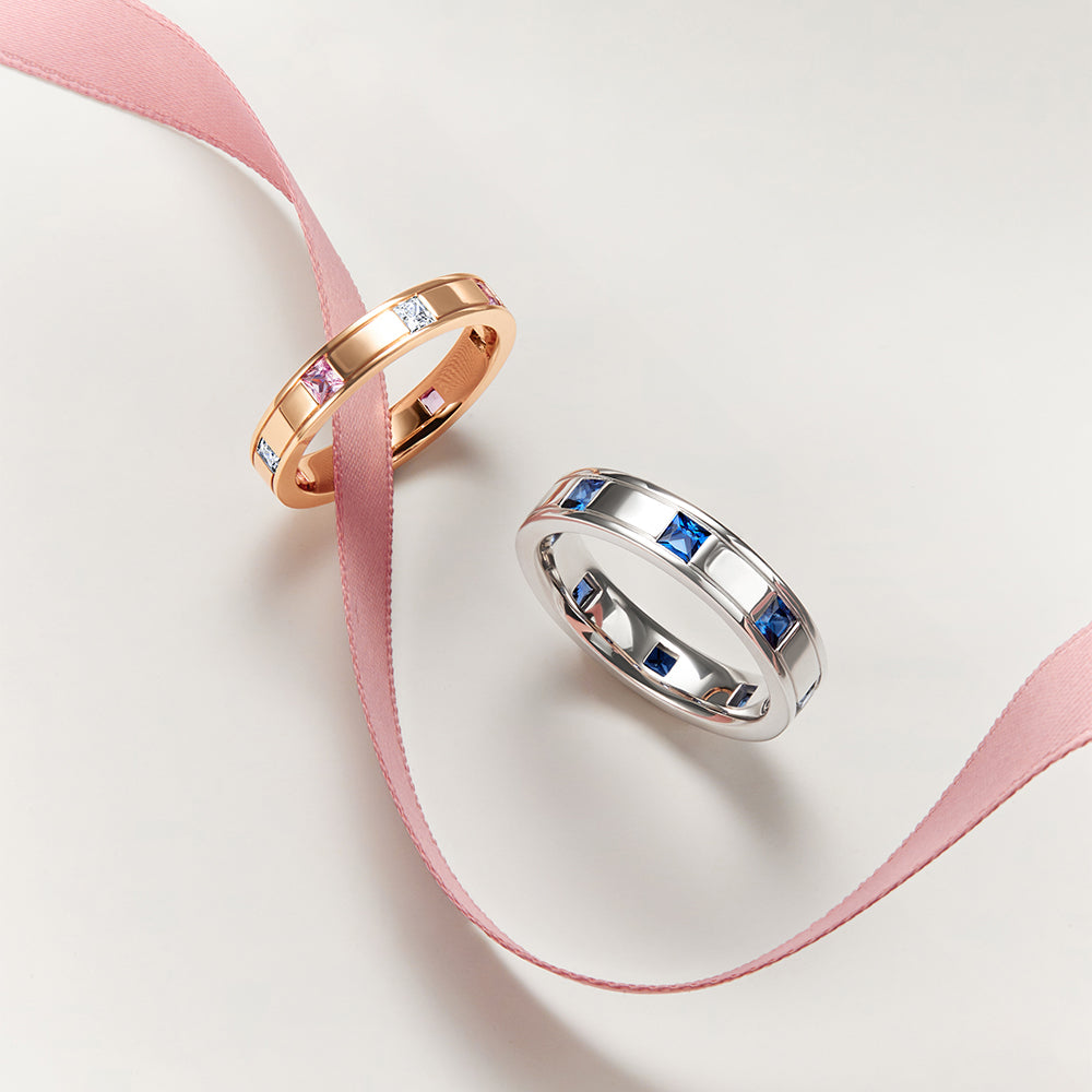 Full of Love Blue Gem Ring