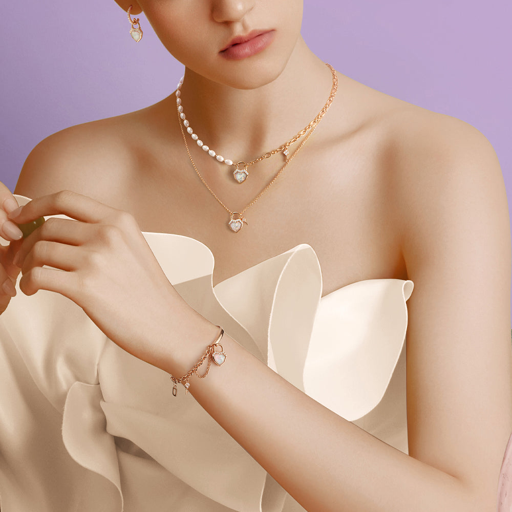 Heart & Lock Heart Lock Earrings