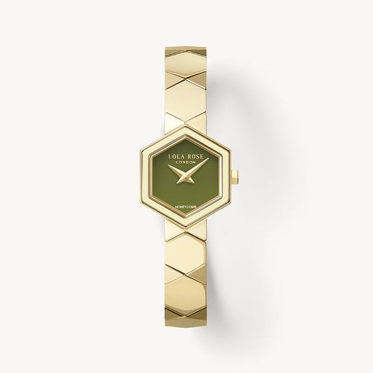 Honeycomb Green Onyx Watch