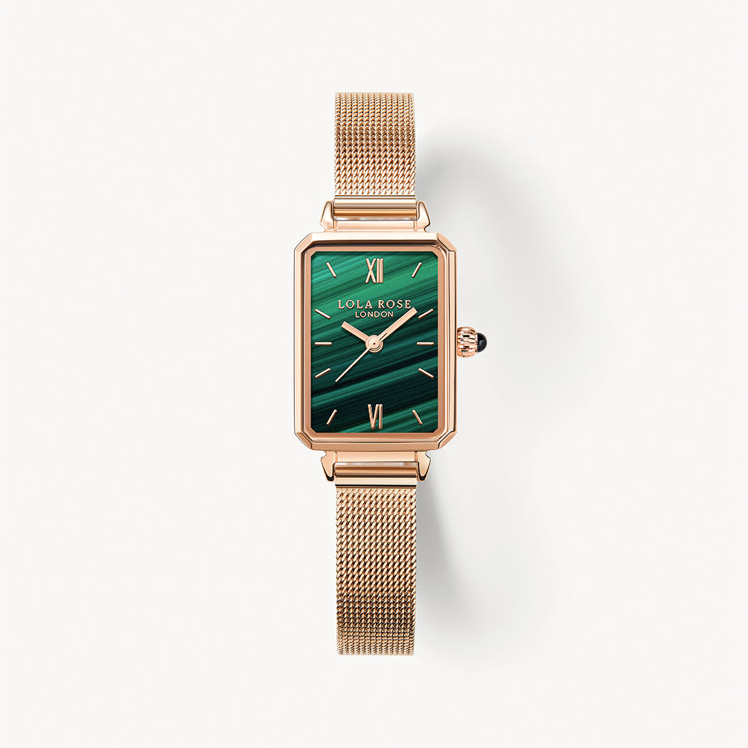 Ms Lola Malachite Textured Watch