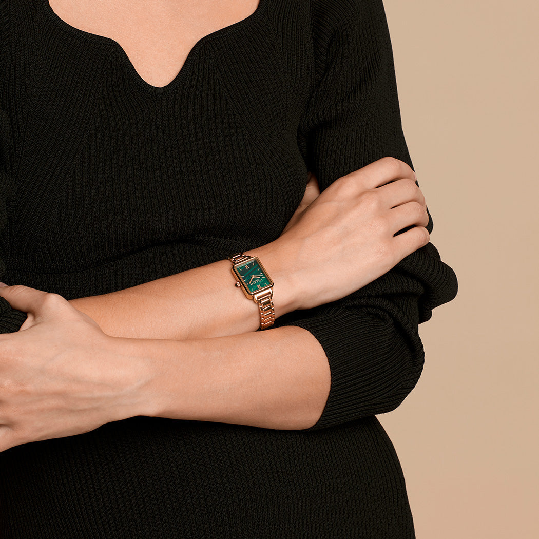 Ms Lola Malachite Textured Watch