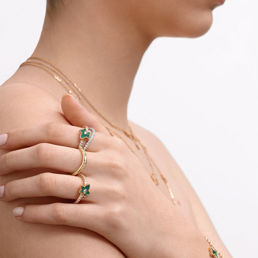 Ivy Malachite Ring