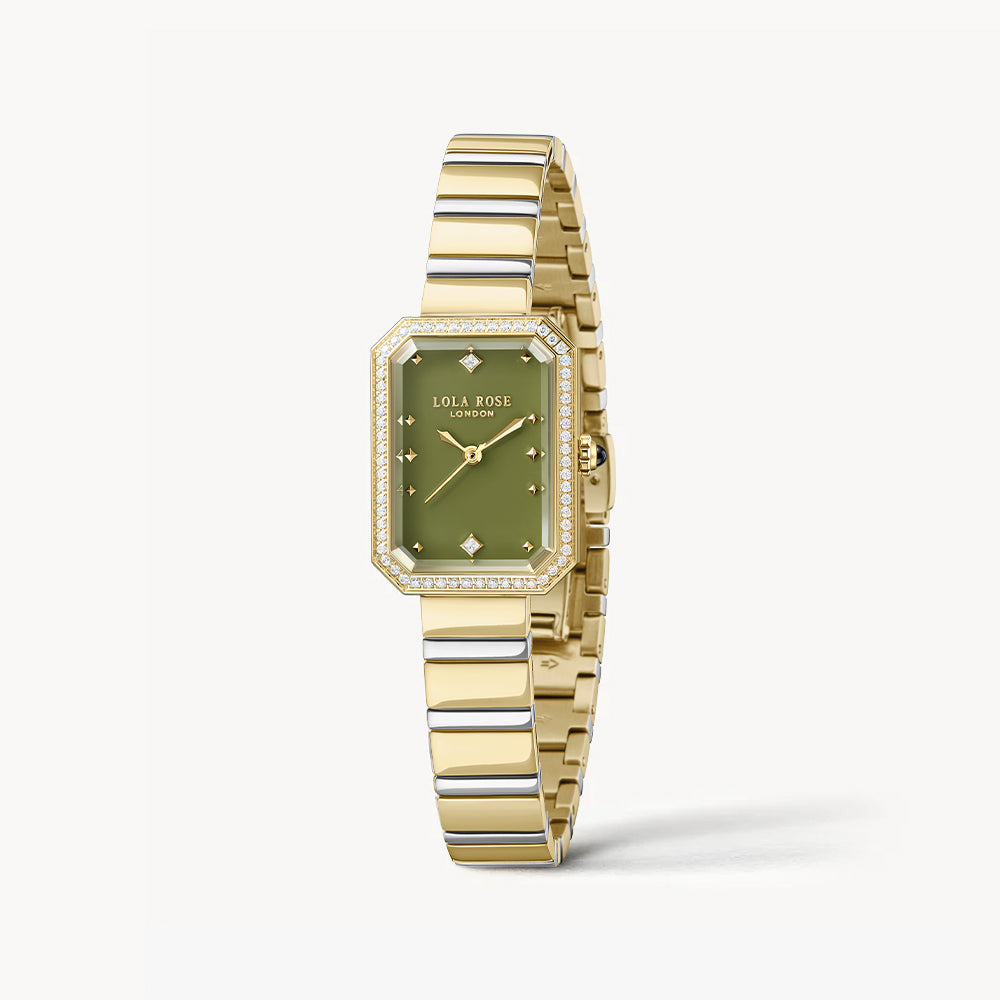 Ms Lola Green Onyx Watch with Zirconia