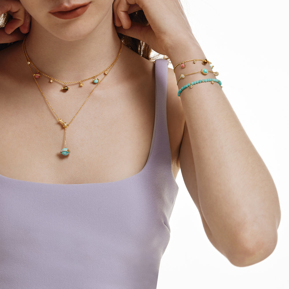 New Heliocentric Amazonite Bracelet