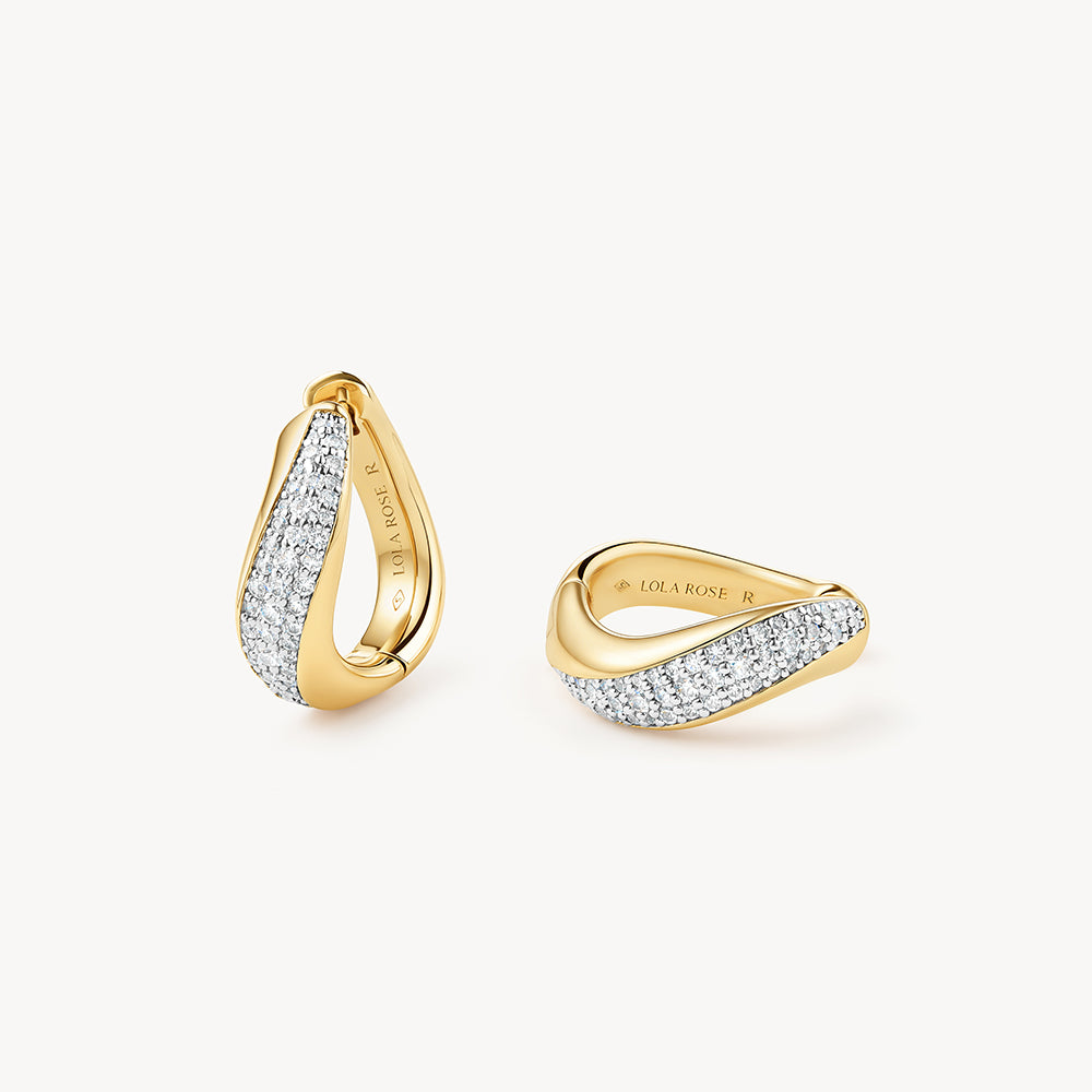 Vyne Zircon Mini Hoop Earrings