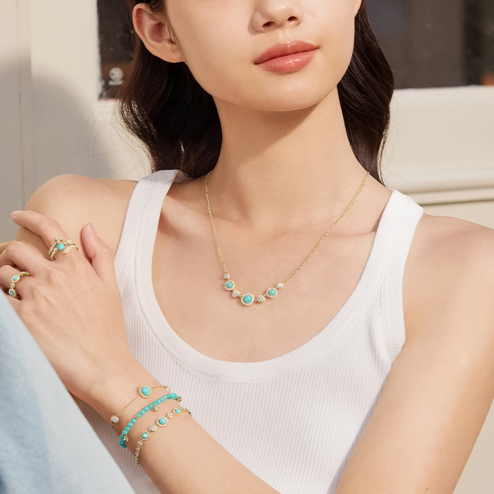Heliocentric Opal Necklace