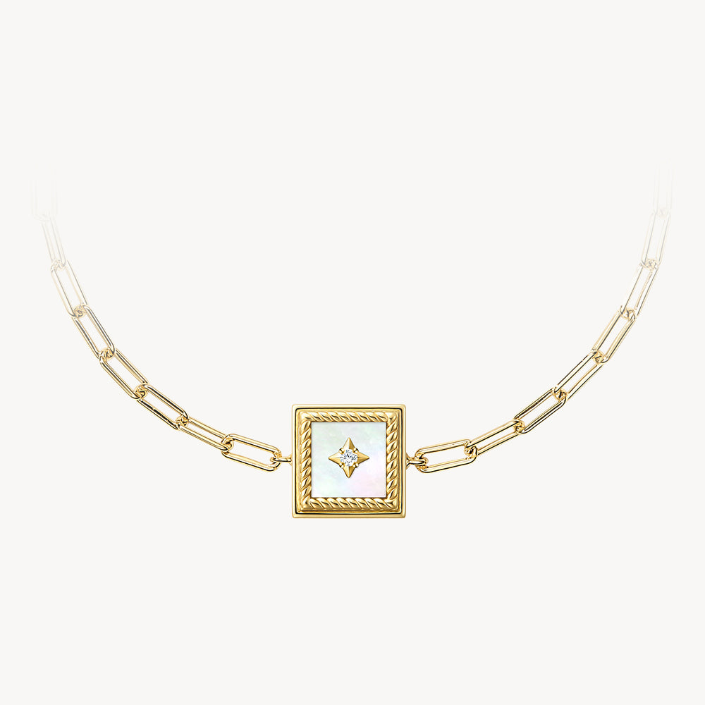 Gallery Mother-of-Pearl Stud Bracelet