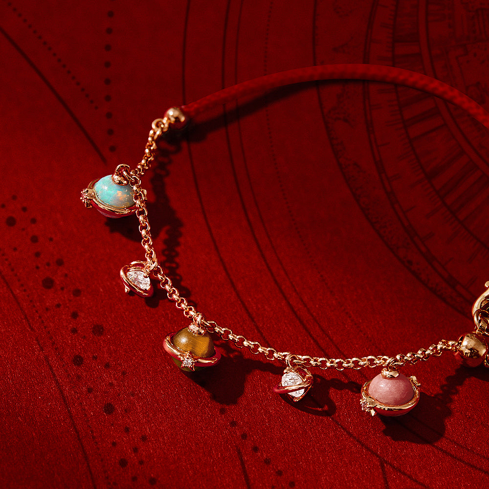 Heliocentric Pearl Bracelet