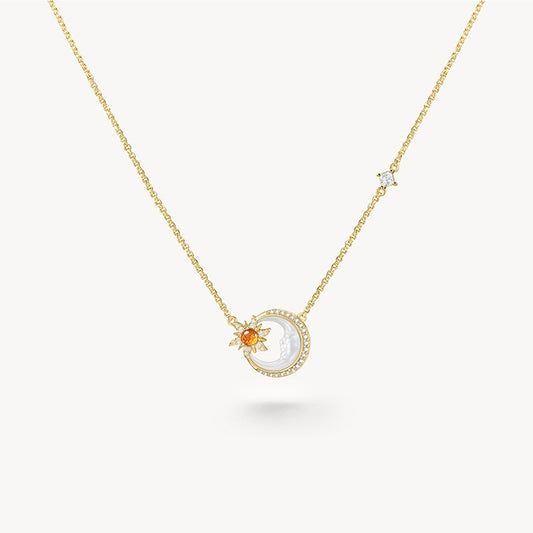 Astrology Mother-of-Pearl Necklace