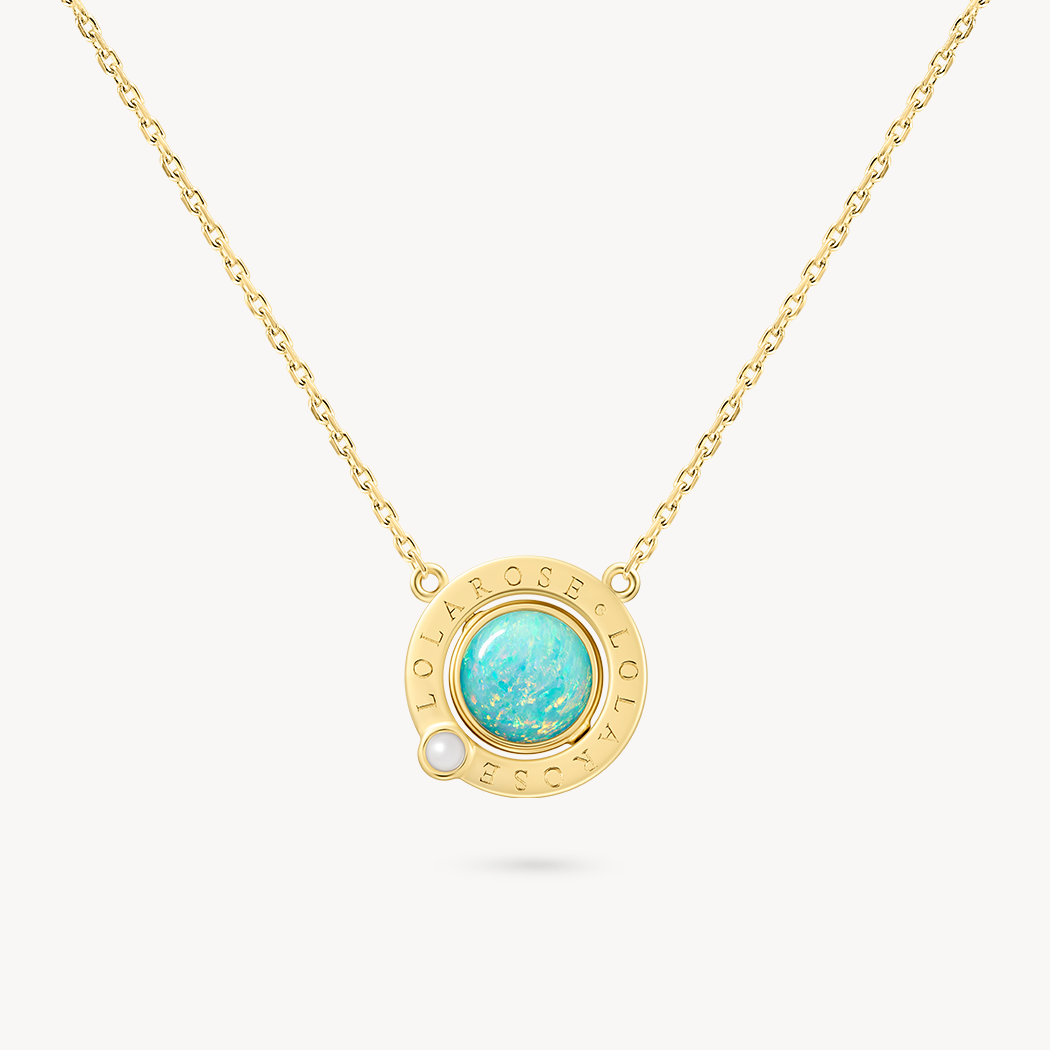 Heliocentric Opal Necklace