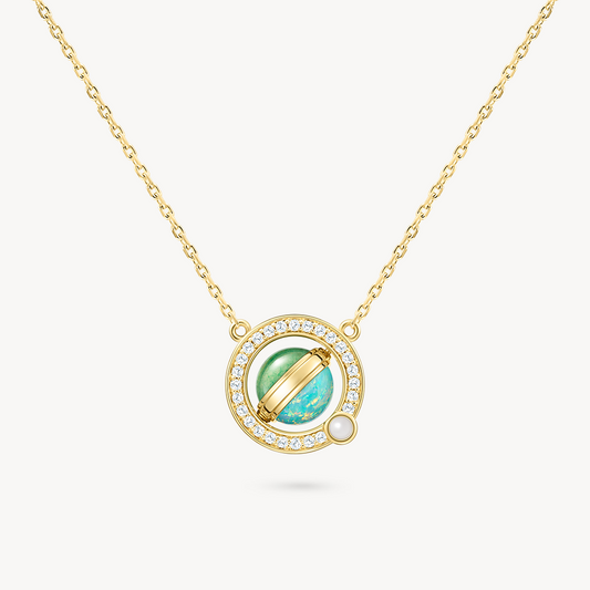 Heliocentric Opal Necklace