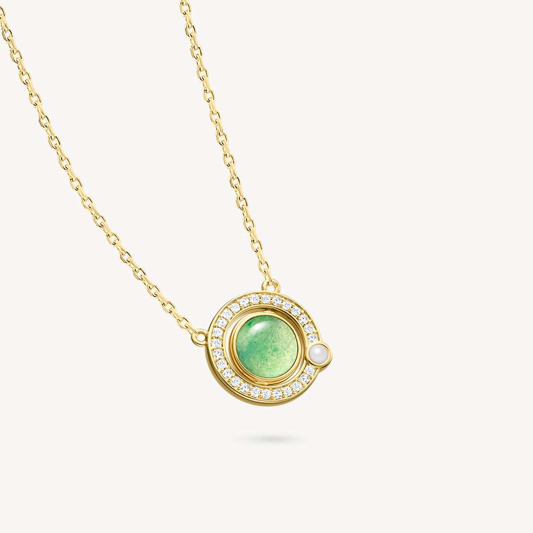 Heliocentric Opal Necklace