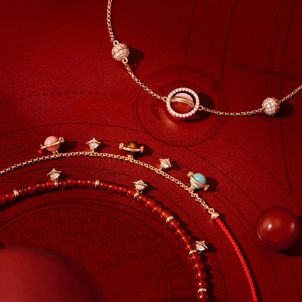 Heliocentric Pearl Bracelet